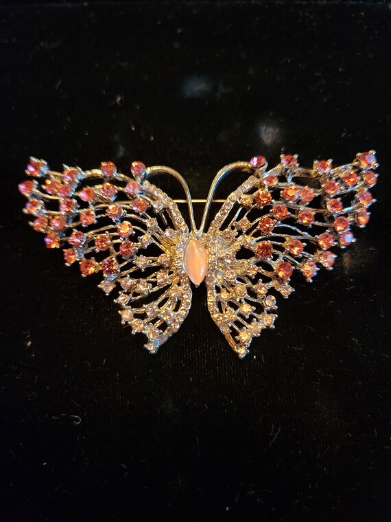 Pink Rhinestone Butterfly - PRICE INCLUDES SHIPPI… - image 4