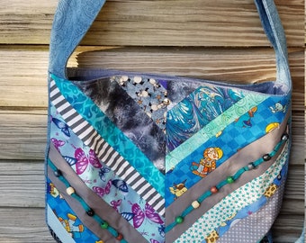 Shopping bag, upcycled, hand made