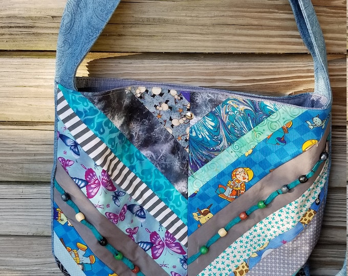 Shopping bag, upcycled, hand made
