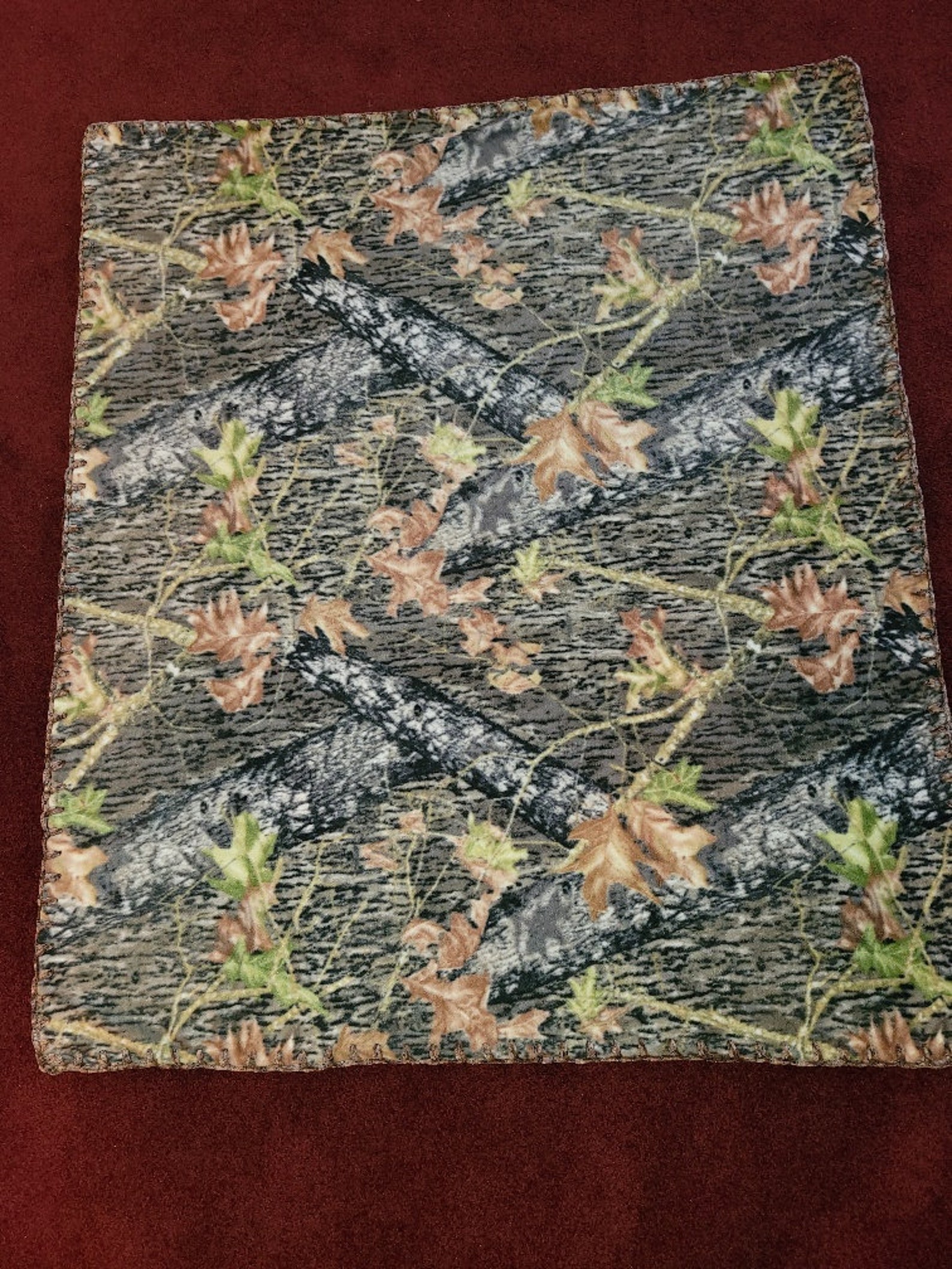 Mossy Oak Camo Print Fleece Throw | Etsy