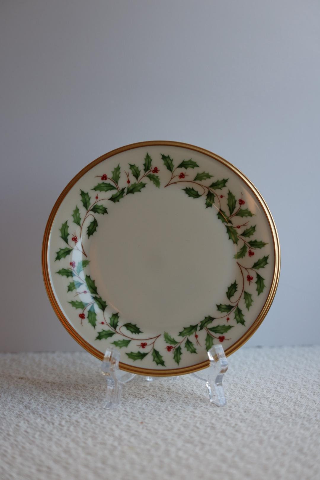 【未使用】レノックス　ホリデー　ディナープレート　Lenox 大皿　２枚29cm Lenox レノックス 2021 ホリデープレート トレイン - 西洋陶磁器