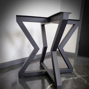 Hourglass Style Metal Table Base - Any Size/Color!