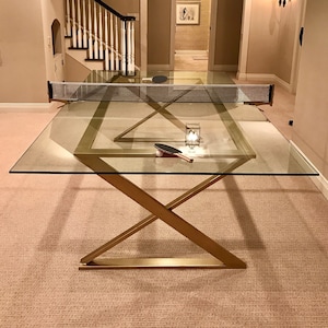 Zig Zag Style Table Frame/Base - Any Size/Color!