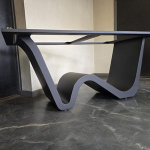 Wave Style Metal Table Frame/Base - Any Size/Color!