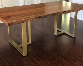 Industrial Steel T-Box Style Metal Table/Desk Legs - Any Size/Color!!