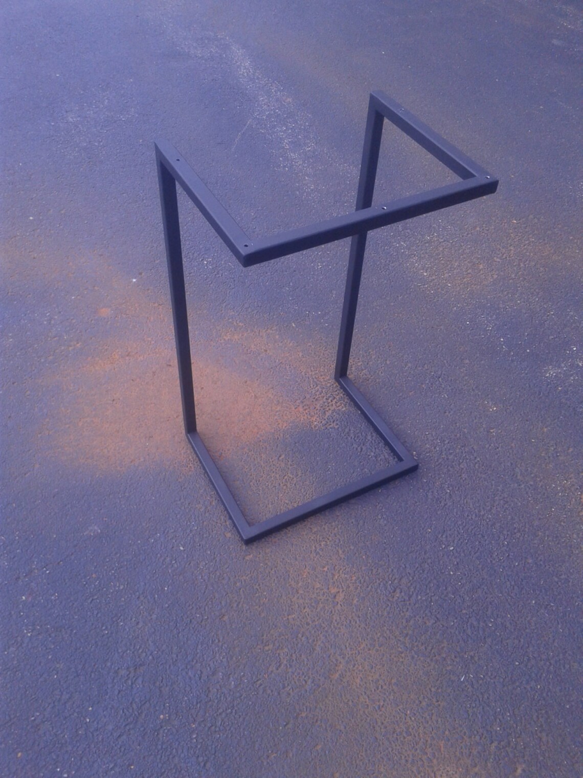 Cshaped Metal Side/end Table Frame Any Size/color Etsy