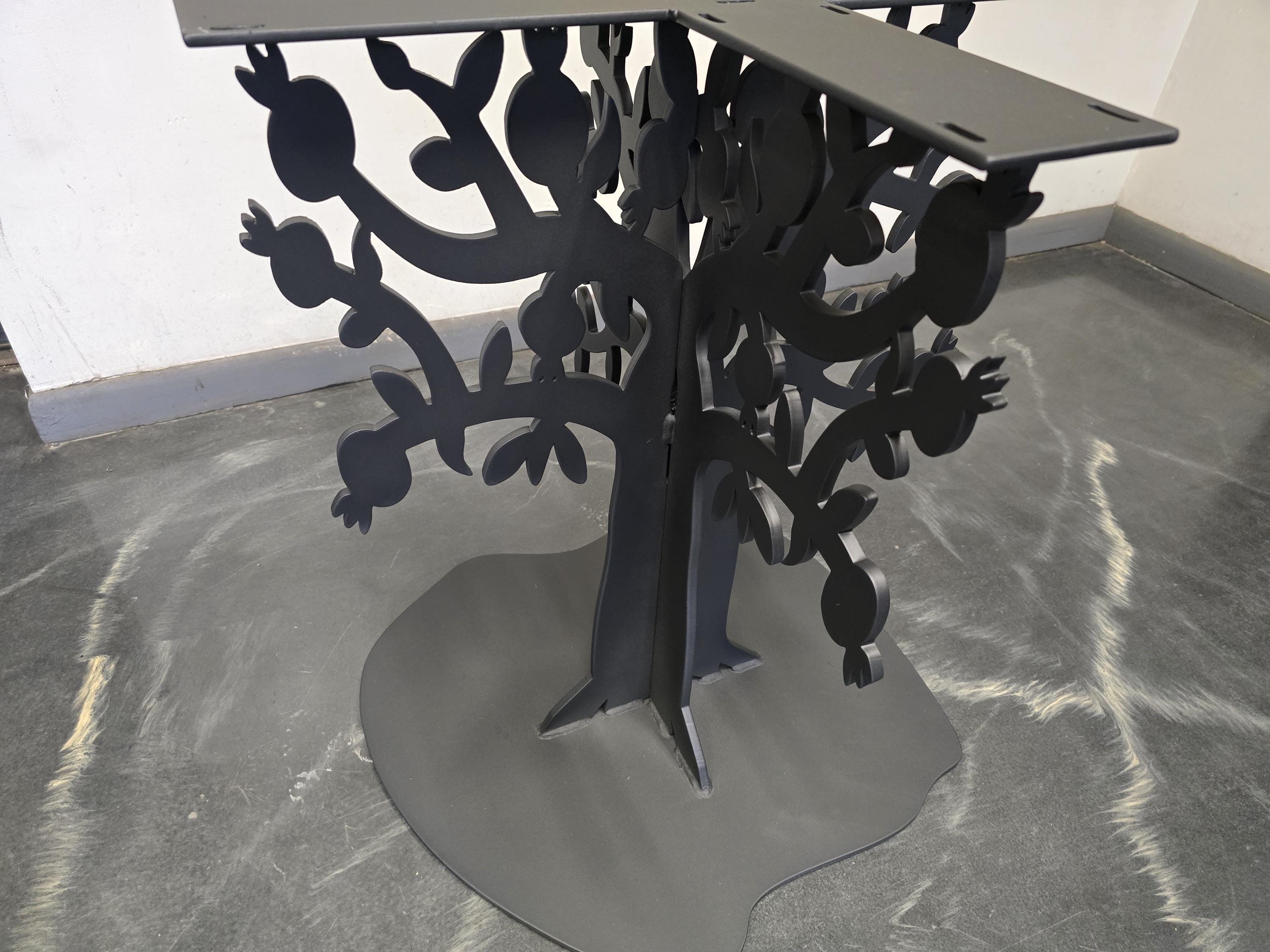 Tree Shape Metal Table Base Tree Style Metal Table Base - Metal Base for Kitchen Table - Trestle ...