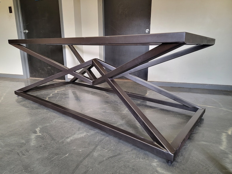 Diamond Style Metal Table Base - Any Size/color - Etsy