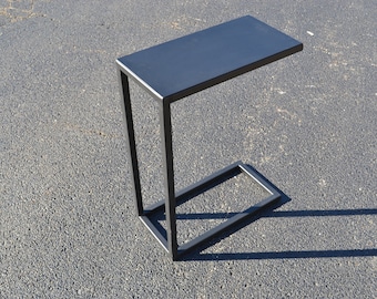 C-Shaped Metal Side/End Table Frame - Any Size/Color!