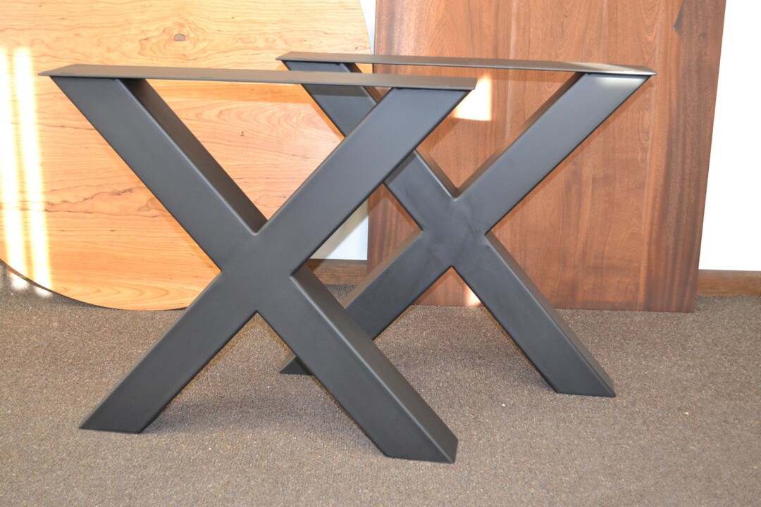 XL Steel Xframe Table Legs Any Size/color Etsy