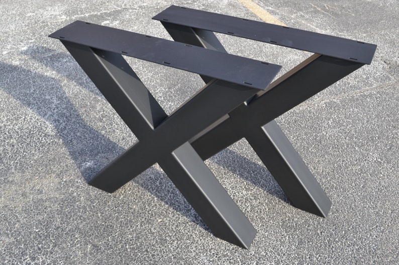 XL Steel Xframe Table Legs Any Size/color Etsy