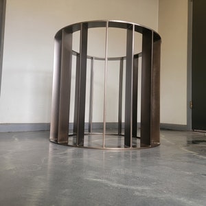 Pillar Style Metal Pedestal base - Any Size/Color!
