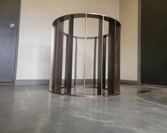 Pillar Style Metal Pedestal base - Any Size/Color!