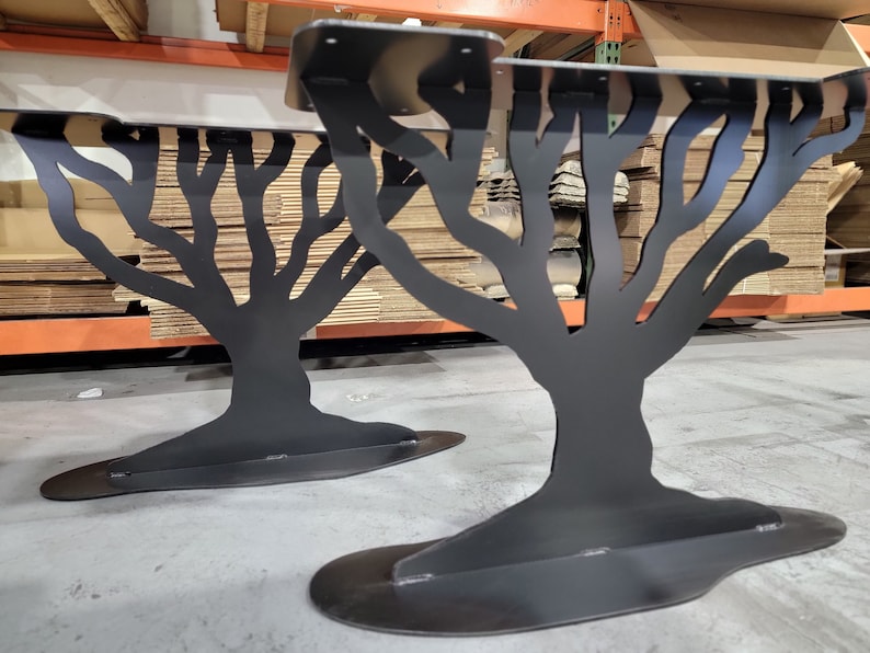 Metal Tree Table Legs Any Size/color Etsy