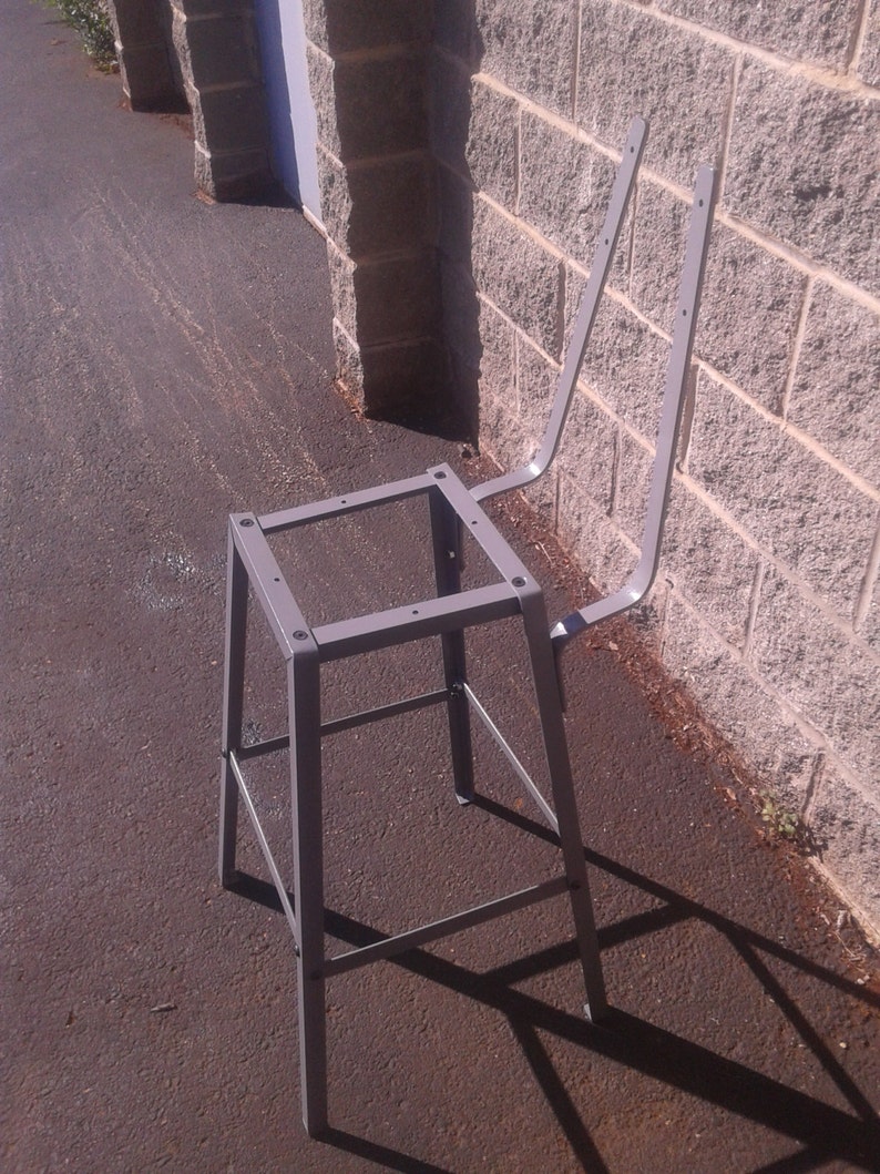 Steel Metal Bar Stool Frame Table Counter Or Height Image 0