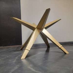 Star Shaped Metal Table Base - Any Size/Color!