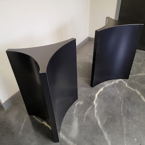 Metal Table Base Rolled Column Style - Any Size/Color