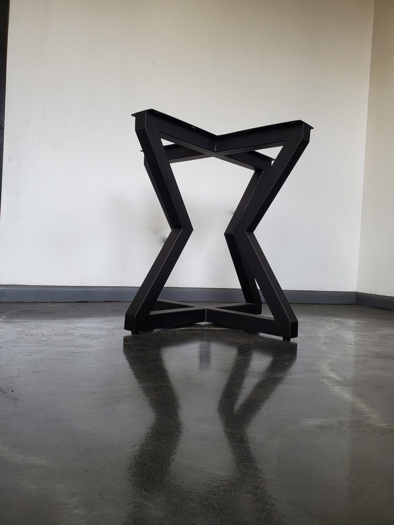 Hourglass Style Metal Table Base Any Size/color Etsy