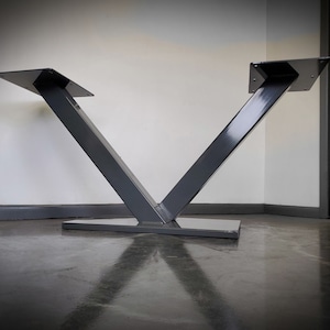 Converge Style Metal Table Base - Any Size/Color!