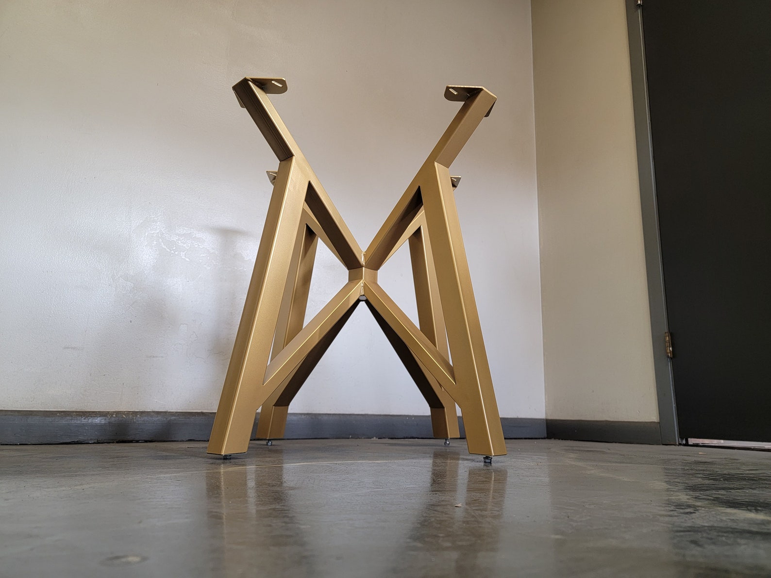 Intersection Style Metal Table Base - Any Size/color! - Etsy