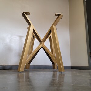 Intersection Style Metal Table Base - Any Size/Color!