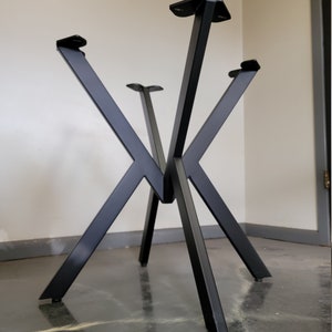 Steel V-Style Table Trestle/Pedestal Base - Any Size/Color!
