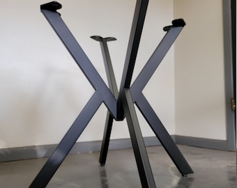 Steel V-Style Table Trestle/Pedestal Base - Any Size/Color!