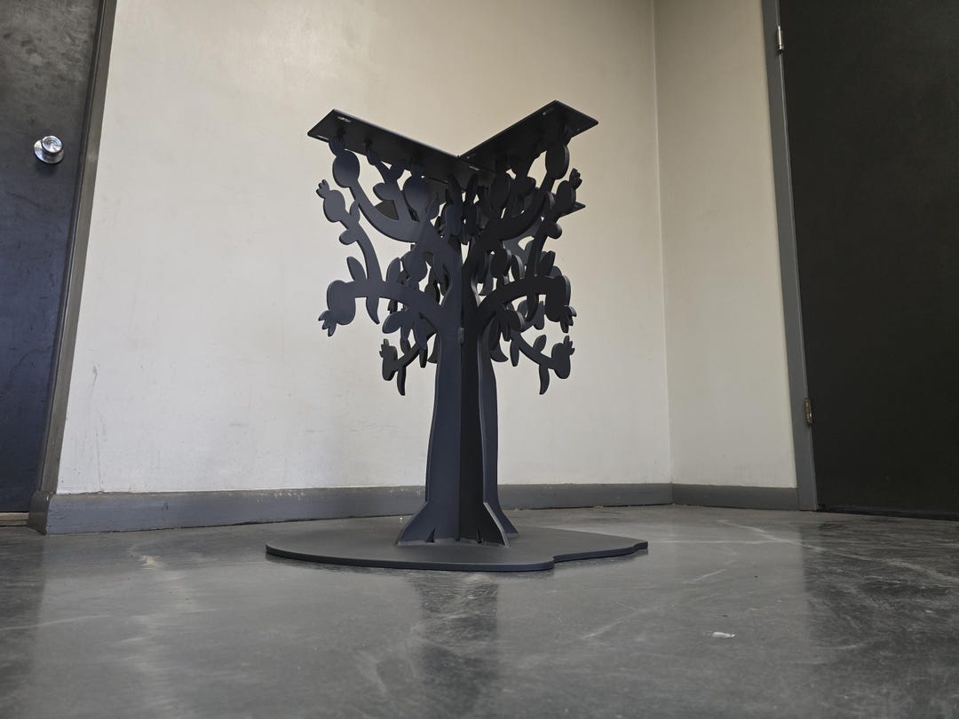 Tree Shape Metal Table Base Tree Style Metal Table Base - Metal Base for Kitchen Table - Trestle ...