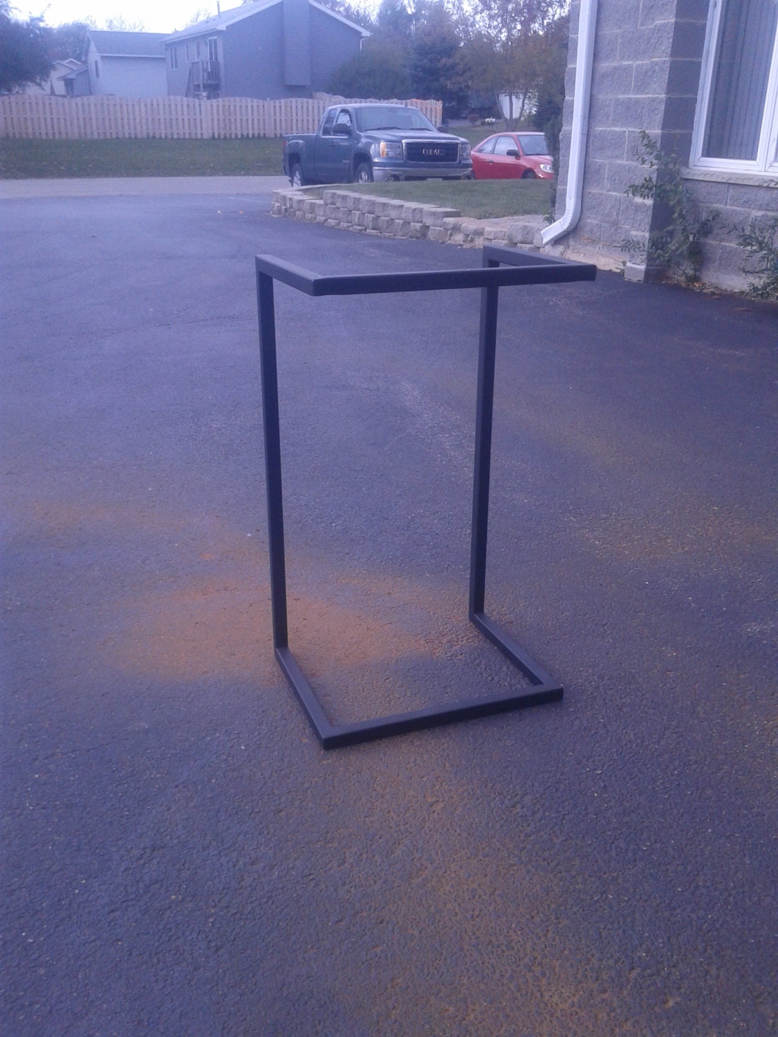 Cshaped Metal Side/end Table Frame Any Size/color Etsy