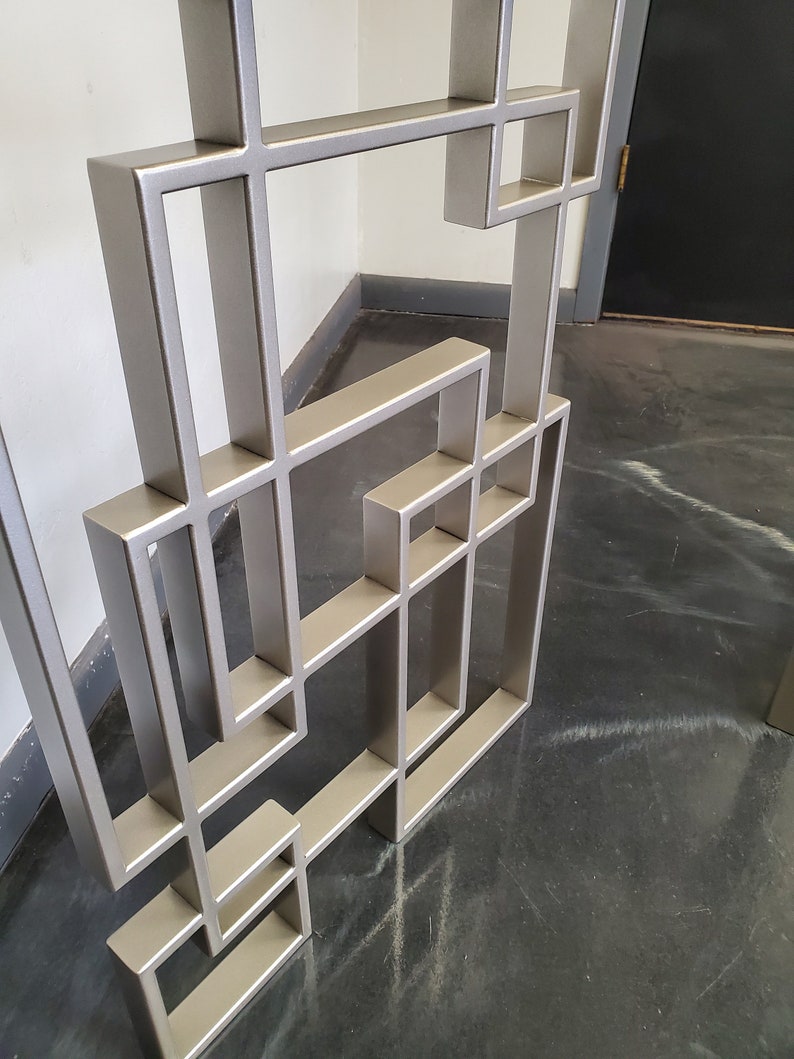 Interlocking Squares Style Metal Table Legs Etsy