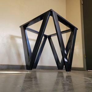 Vertex Style Metal Table Base - Any Size/Color!