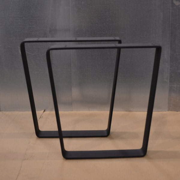 Tapered Trapezoid Style Metal Table Legs - Any Size/Color!