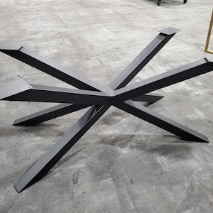 Spider Style Metal Table Base for Dining Tables, Conference Tables, and More