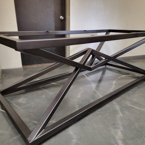 Diamond Style Metal Table Base - Any Size/color - Etsy