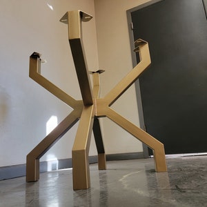Spider Trestle Style Metal Table Base - Any Size/Color!