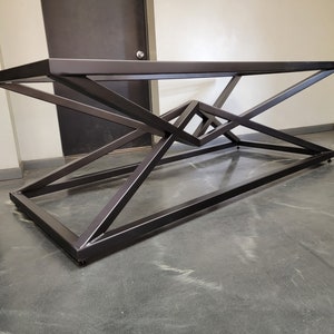 Diamond Style Metal Table Base - Any Size/Color