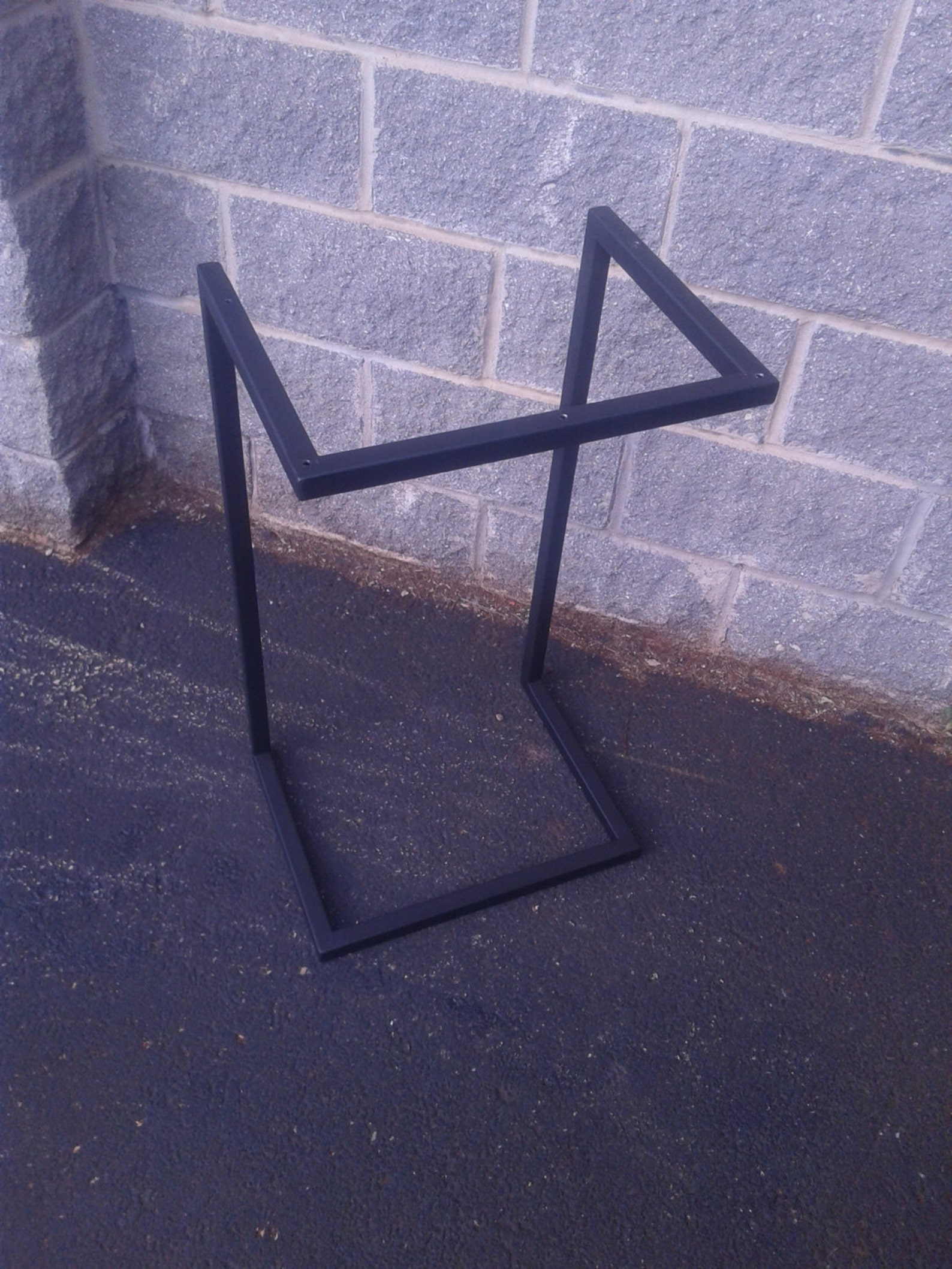 Cshaped Metal Side/end Table Frame Any Size/color Etsy