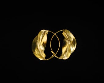 Small Size Fulani Earring (Gold tone 1inches)