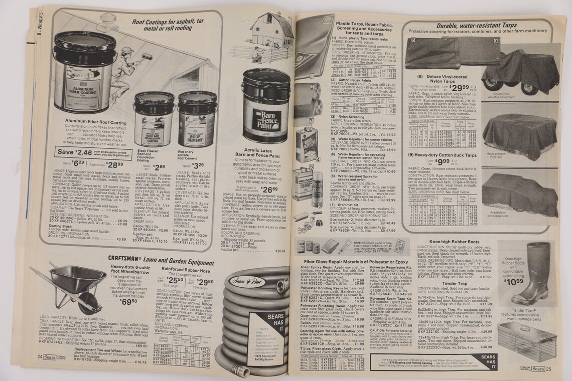 Sears 1979 Farm and Ranch Catalog Etsy
