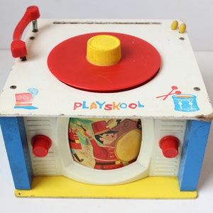 Vintage 1960's Playskool Music Box Toy NOT WORKING Use as | Etsy