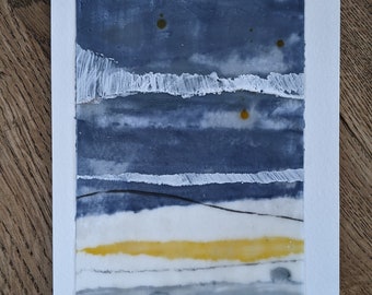 Encaustic Painting by Kim Cardoso- Float