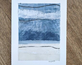 Encaustic Painting by Kim Cardoso- Dive