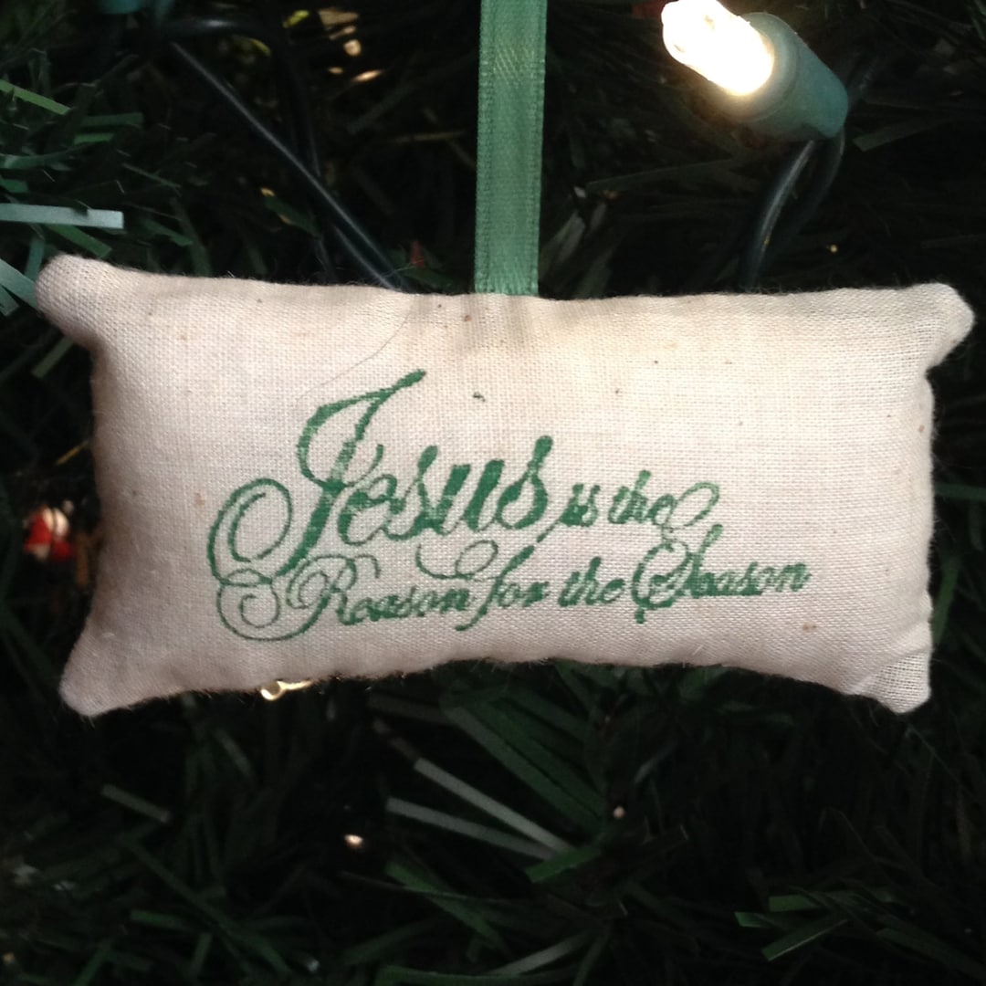 Jesus is the Reason for the Season Christmas Ornament Nativity Etsy