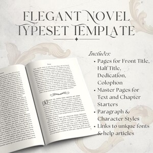 Amazon KDP Publishing Template Novel Layout Design InDesign File Format Professional Typesetting Solution Fiction Manuscript Formatting Guide Chapter Headings Setup Master Pages Structure Automatic Page Numbering System Complete Book Design