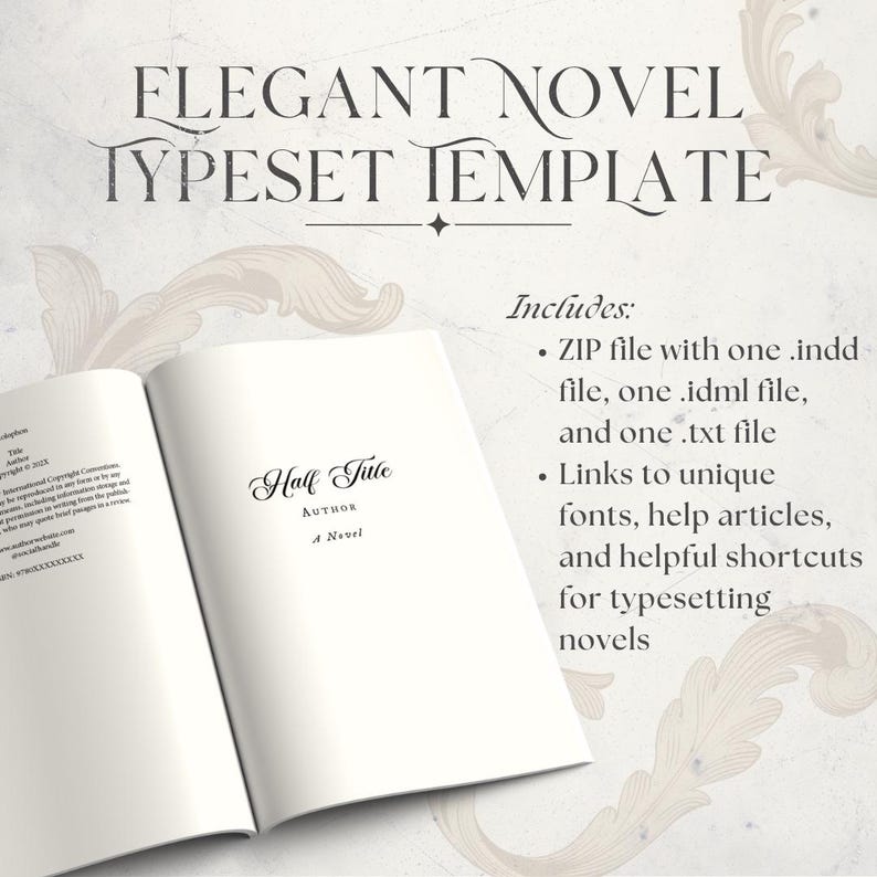 Professional Book Design Template Novel Layout System InDesign File Format Manuscript Formatting Guide Chapter Headings Structure Master Pages Organization Paragraph Styles Setup Complete Typesetting Solution Amazon KDP Ready Publishing