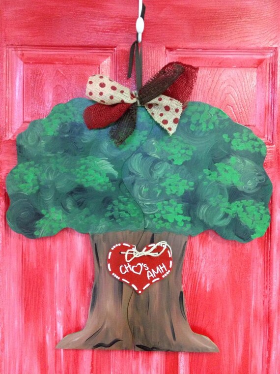 Items similar to This hand painted door hanging makes a great wedding