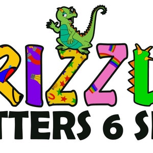 Mrs. Frizzle Sublimation Letters 6 Sätze voller Alphabet plus Extras