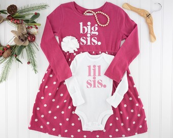 personalized big sister little sister outfits