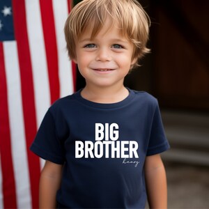 Big Brother Shirt/New Baby Announcement/Pregnancy Announcement/Baby Shower Gift/Pregnancy Reveal Ideas/Big Brother Gift