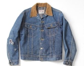 vintage Lee Storm Rider denim jacket blanket lined